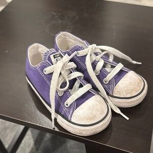 Converse Kids Purple Sneakers